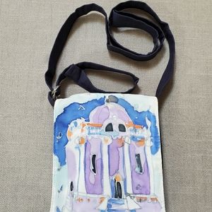 Silk Handmade "Dubrovnik" Crossbody Bag
